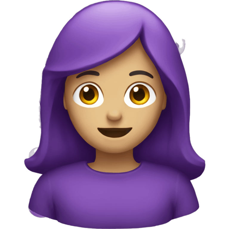 emoji purple emoji