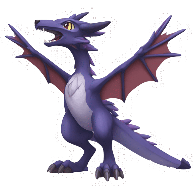 Lombax-Sergal-Noivern-Nargacuga-Fakemon full body emoji