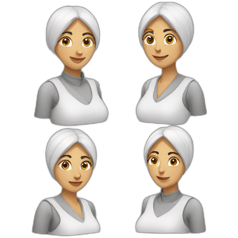 Four turkish women emoji