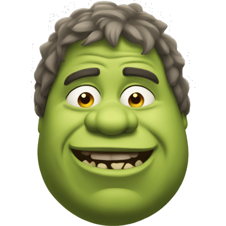 Big fat shreck  emoji