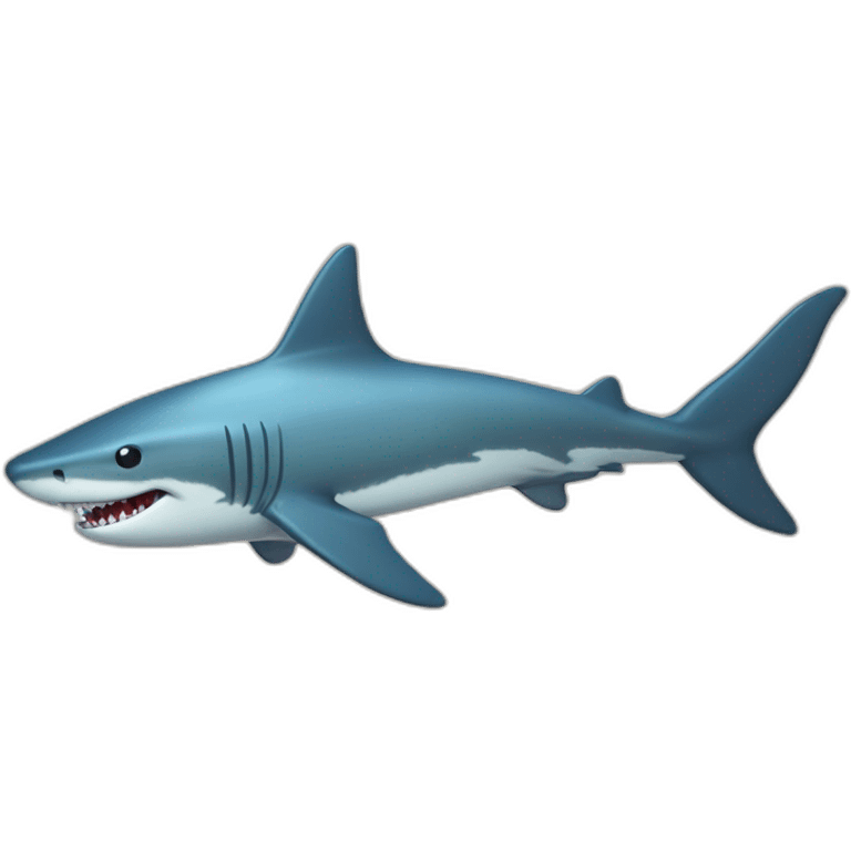 Requin sur une loutre emoji