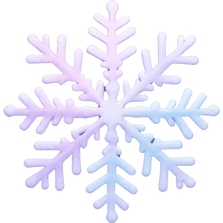 pastel snowflake  emoji