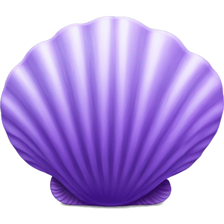 Open purple clam shell emoji