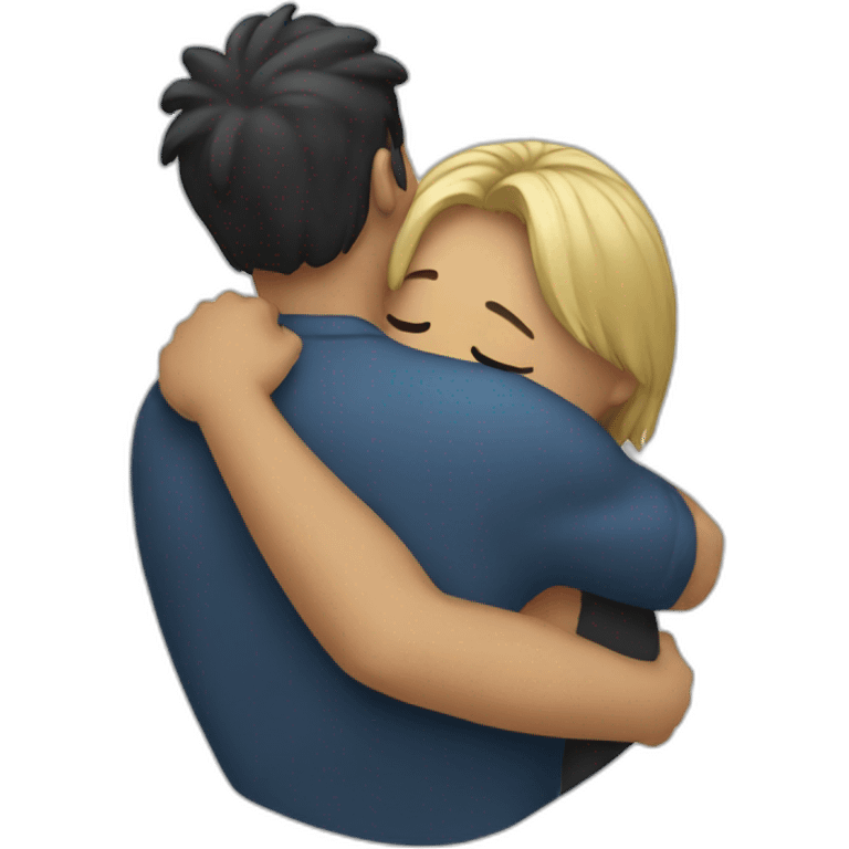 CA hugging human emoji