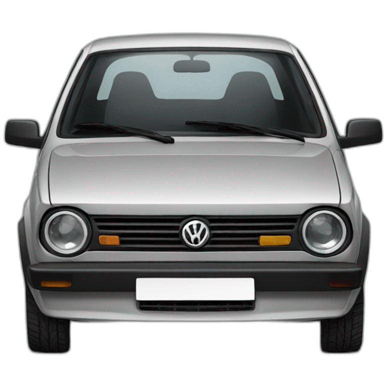 Volkswagen gol cinza emoji