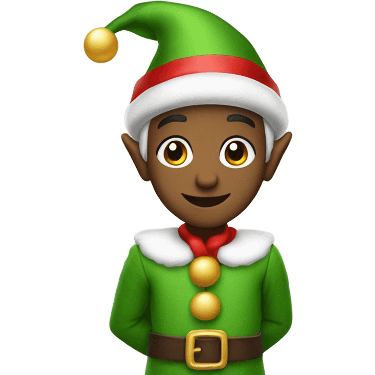 Christmas elf emoji