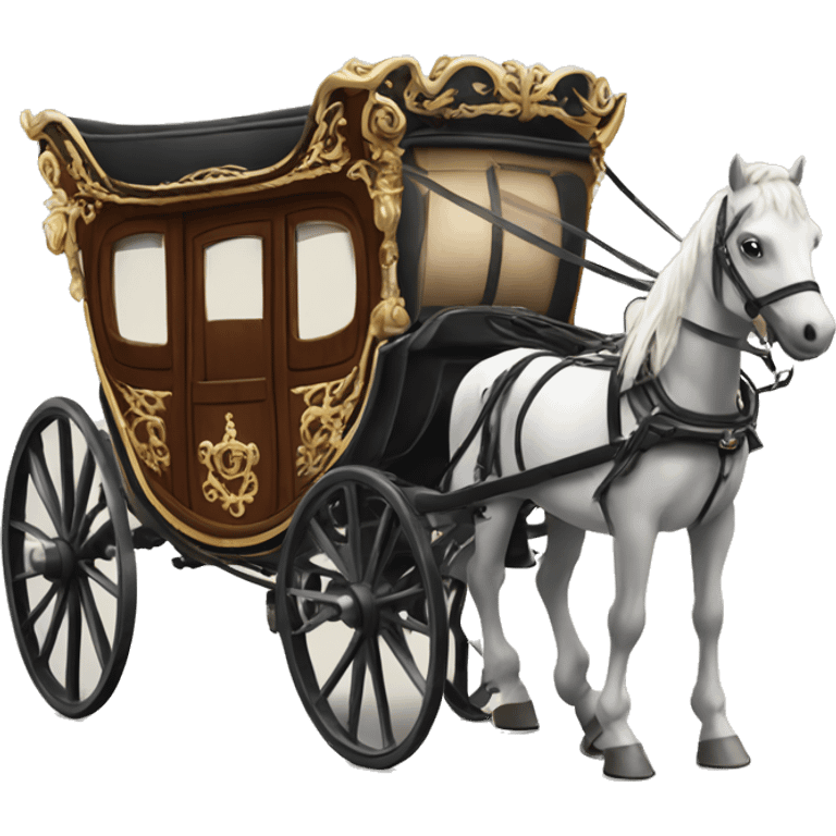 Horse carriage emoji