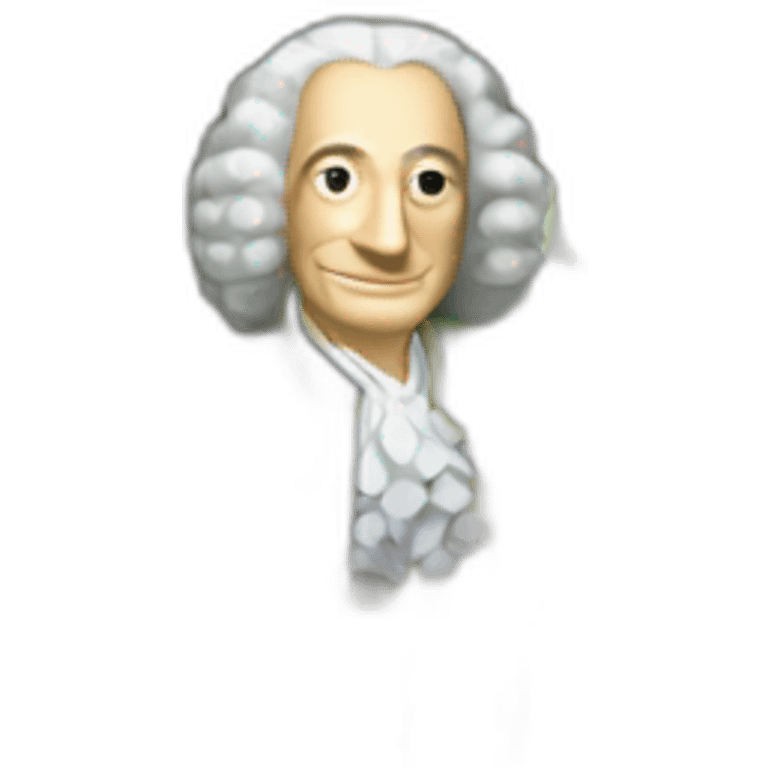 Voltaire sitting under a tree emoji