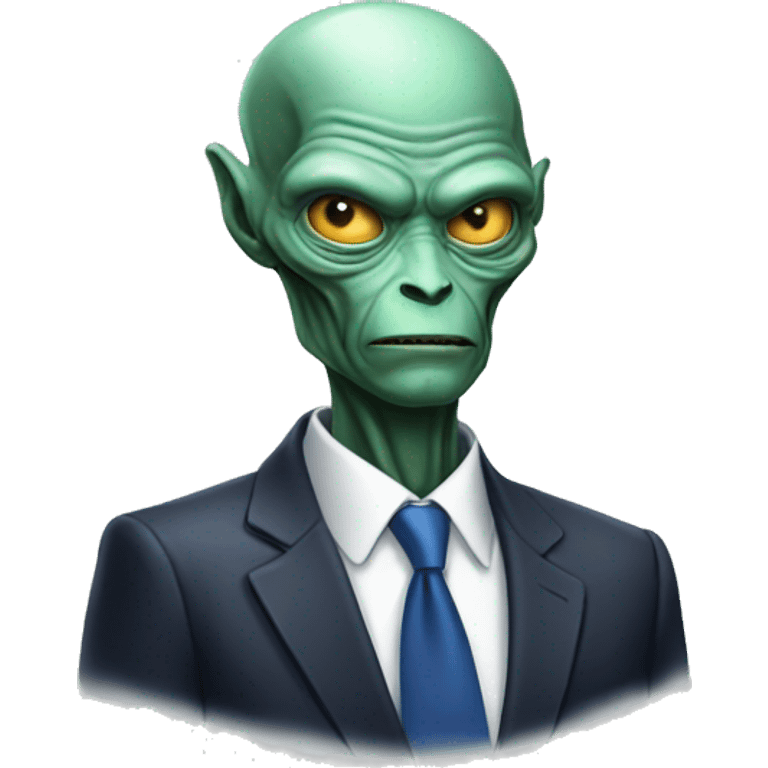 alien human president emoji