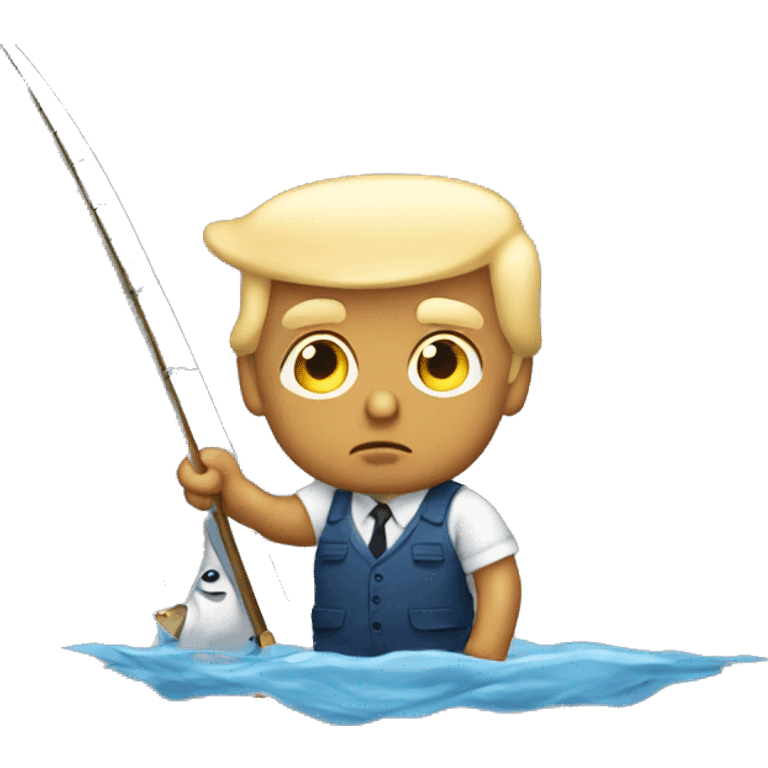 Donald trump fishing emoji