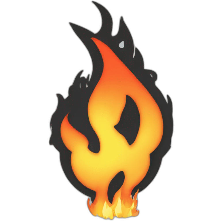 php programming language logo on fire emoji