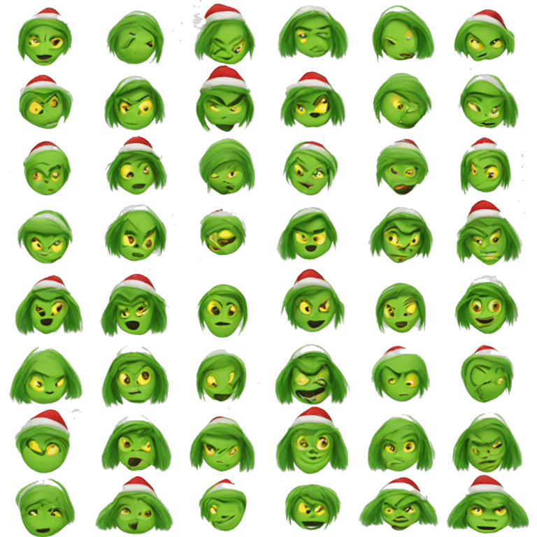 The grinch emoji