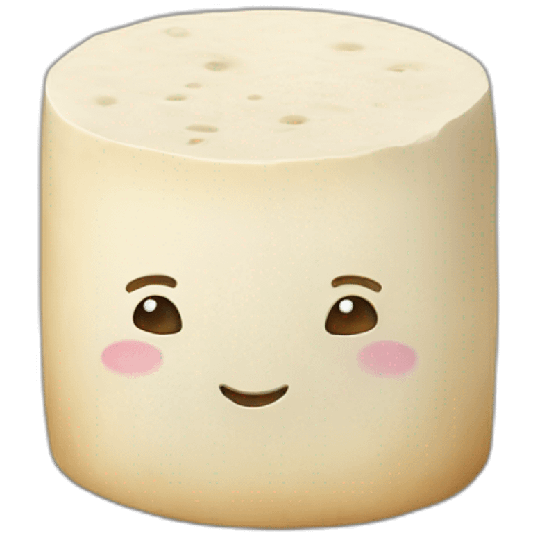 round tofu emoji