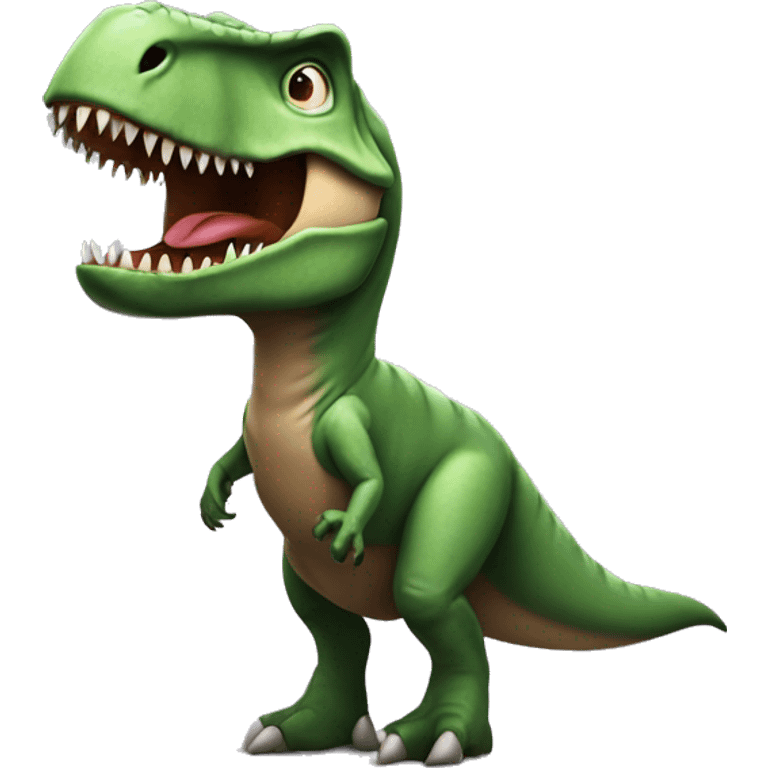 elon musk as a t-rex emoji