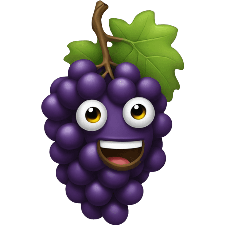 one grape emoji