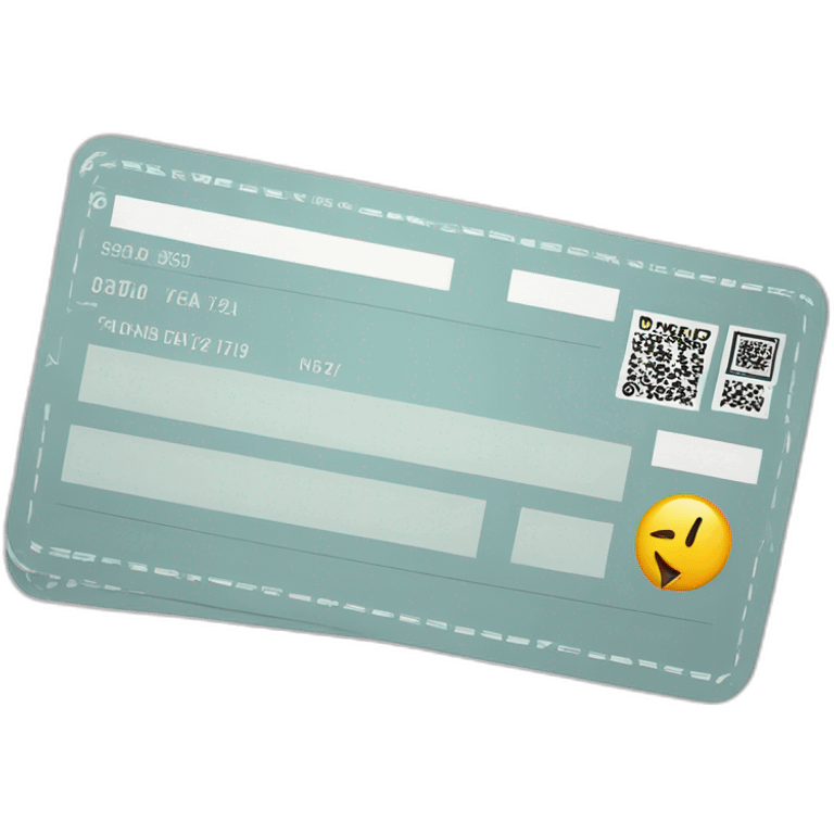 Flight Boarding pass emoji