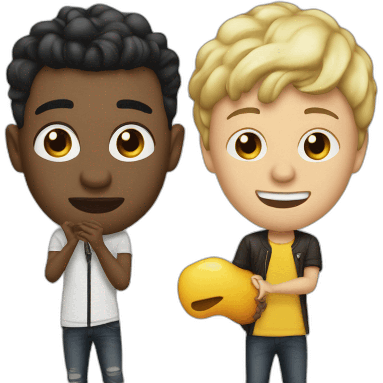 Singer Bigflo et oli emoji