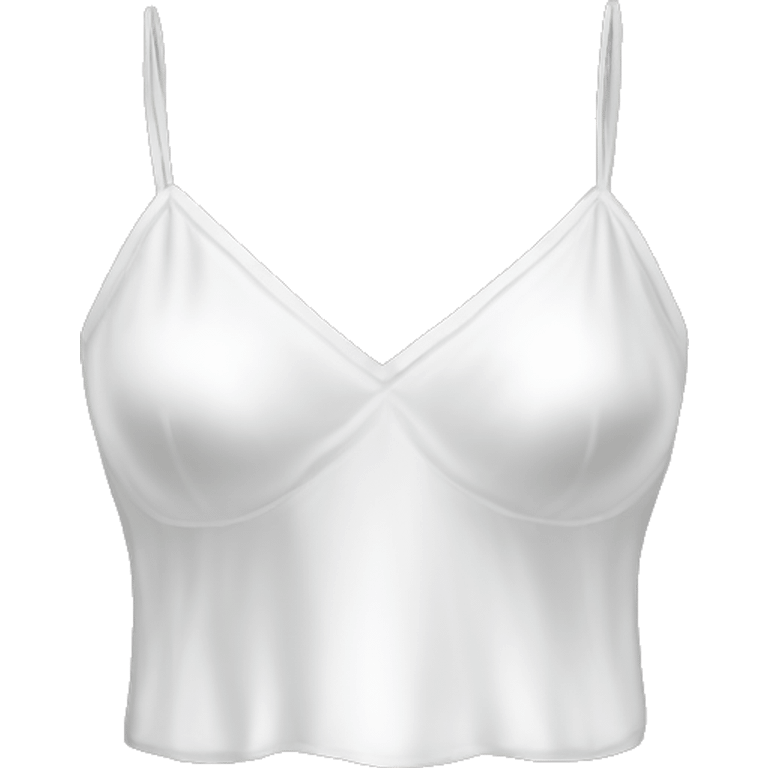 White silk camisole  emoji