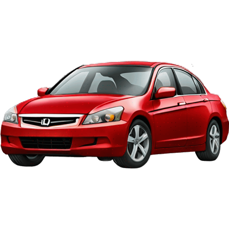 2007 red honda accord emoji