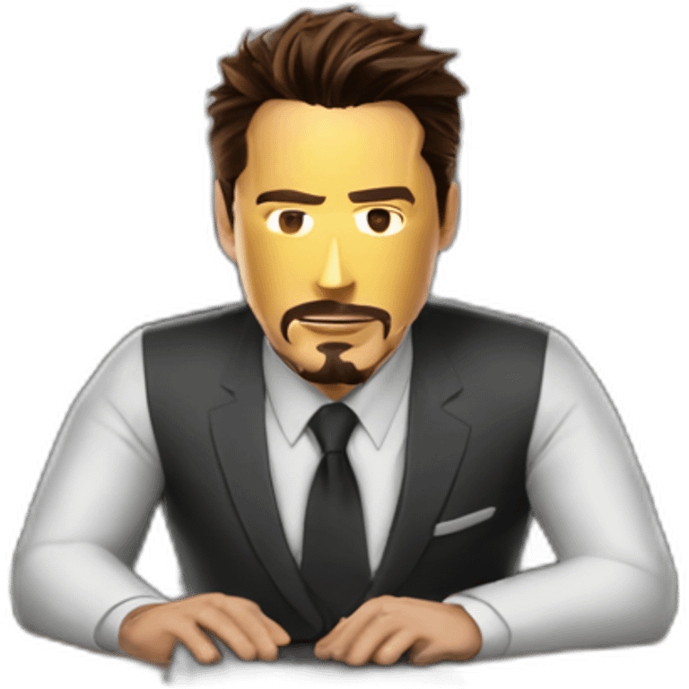 tony stark home office emoji