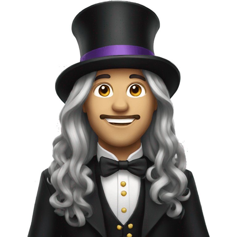 magician with long hair emoji