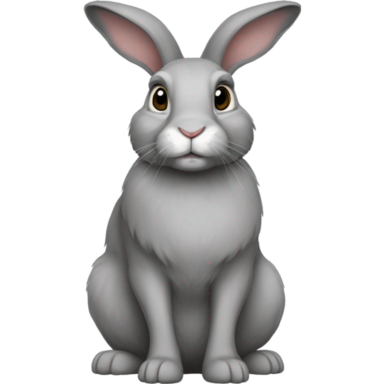 rabbit-lopear-grey-fullbody-lop emoji