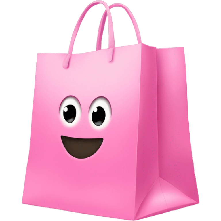 pink shopping bag emoji