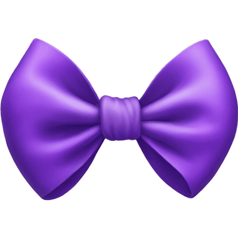 purple bow emoji