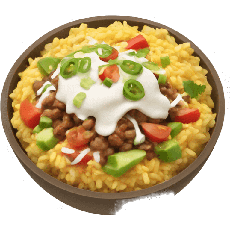 Burrito bowl emoji