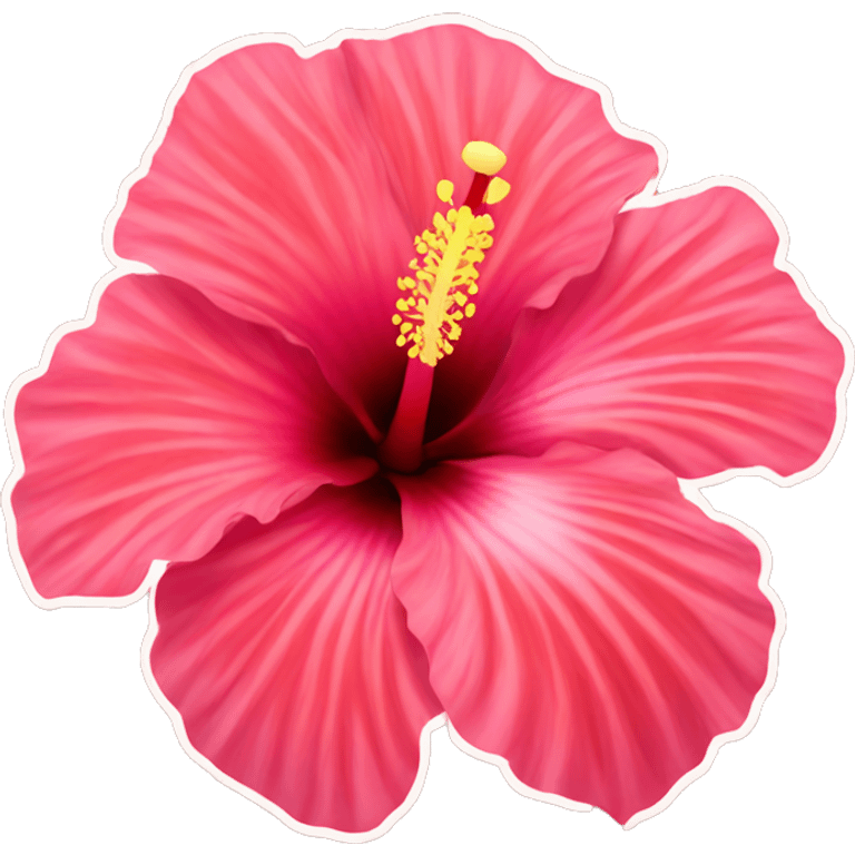 Hibiscus flower emoji