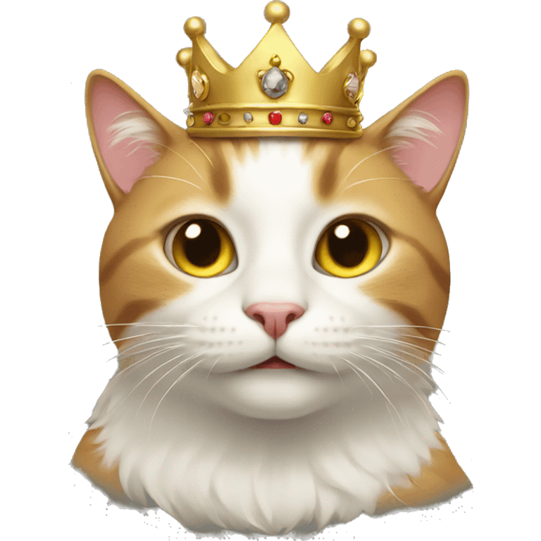 cat with crown emoji