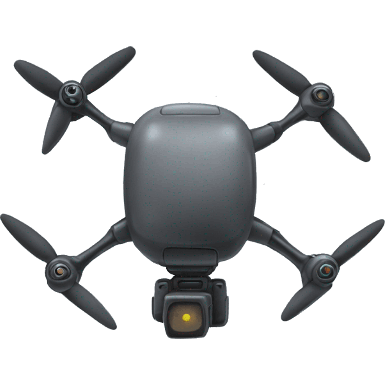 Czarny dron emoji