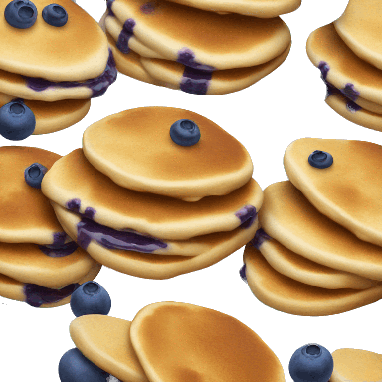 Blueberry pancakes  emoji