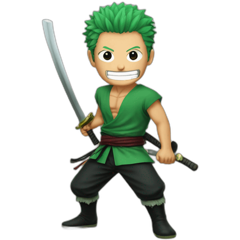 Zoro qui rigole emoji