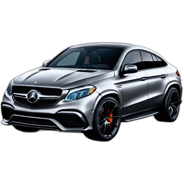 gle 63 amg coupe black emoji