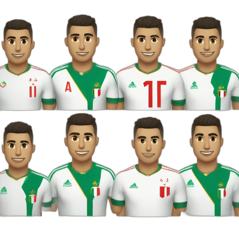 Ronaldo maillot algérie emoji