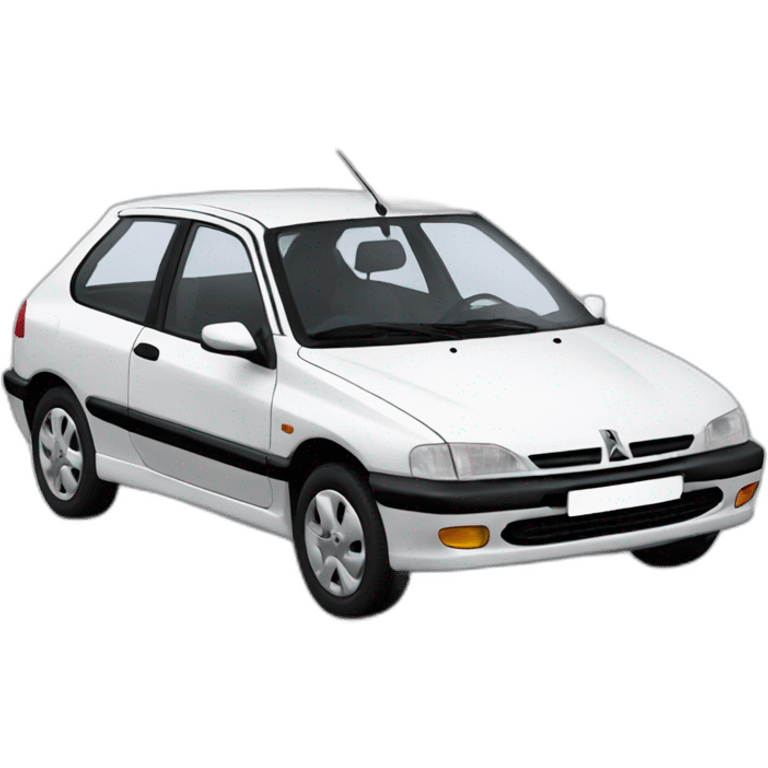 Peugeot 306 blanche emoji