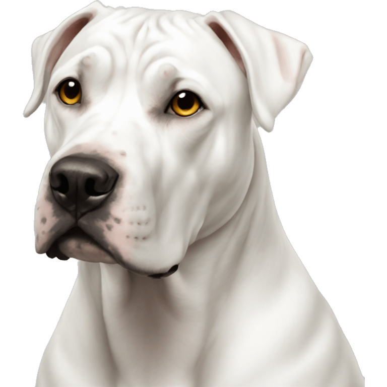 Dogo Argentino Dog Breed Full Body emoji