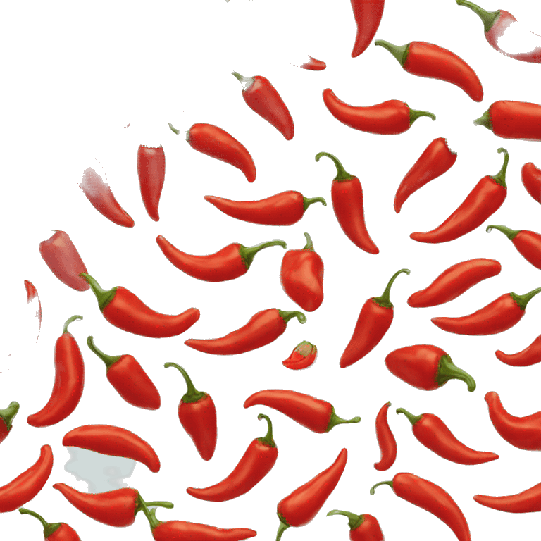 red chili pepper smiling emoji