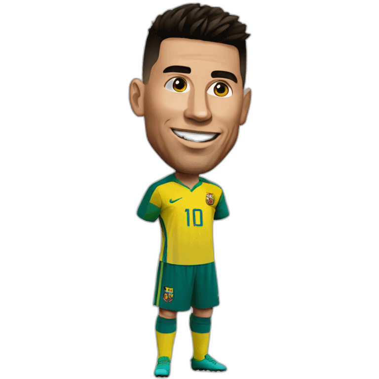 Ronaldo sur messi emoji