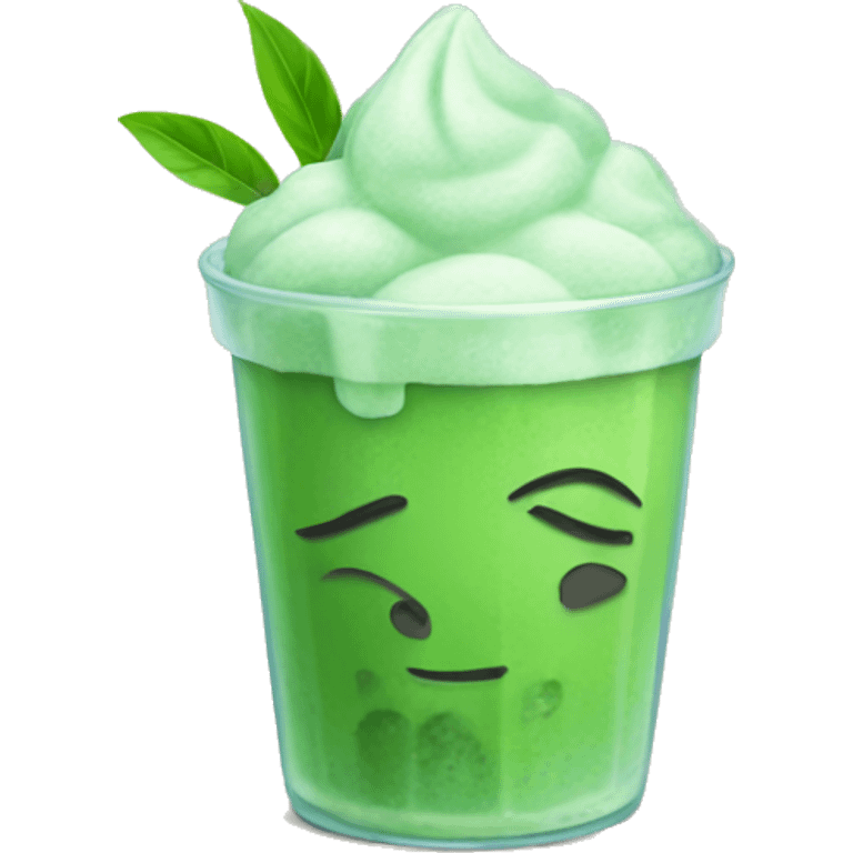 ice matcha  emoji