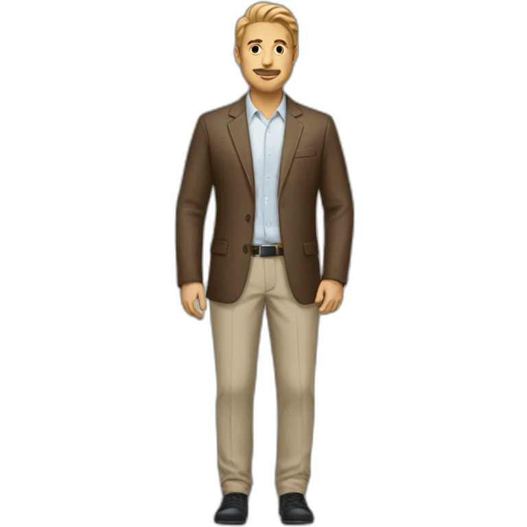 Journalist casual suit emoji