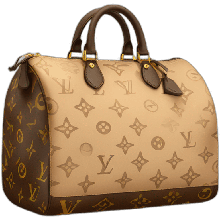 Lv speedy bag emoji