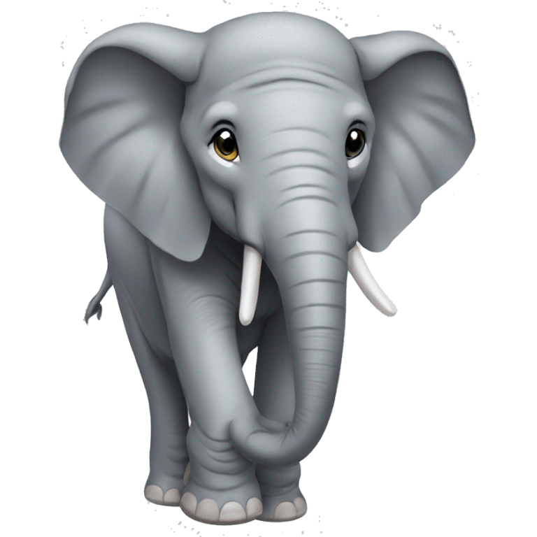 ELEPHANT WITH GREY CAP emoji