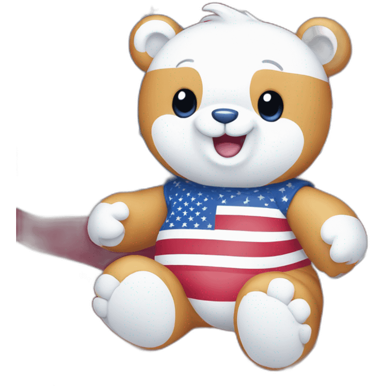 usa flag care bear emoji