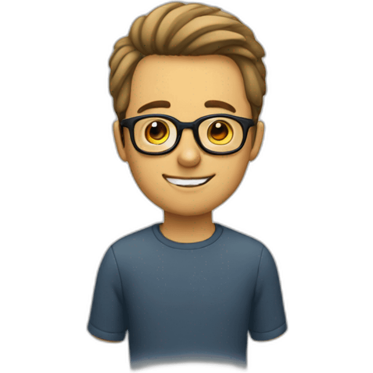 guy with mr glasses emoji