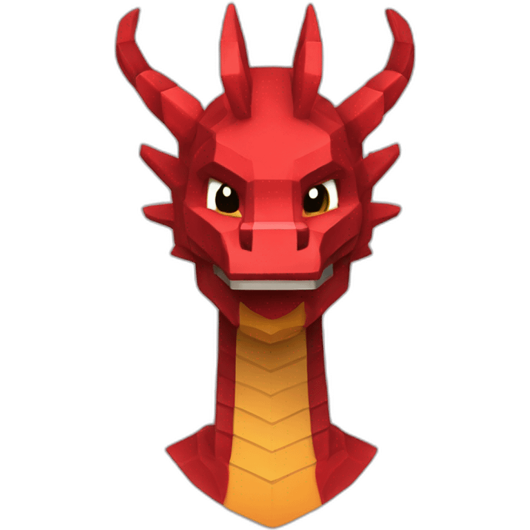 head hat Red dragon Minecraft delegate emoji