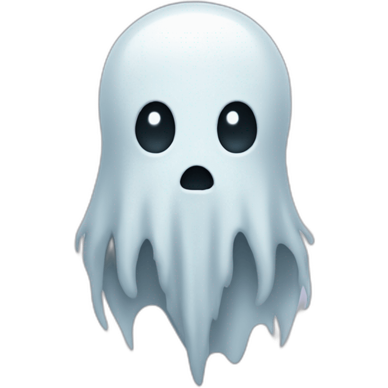 little Ghost with a long beard emoji