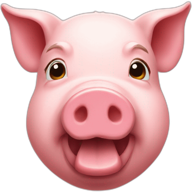 realistic pig emoji