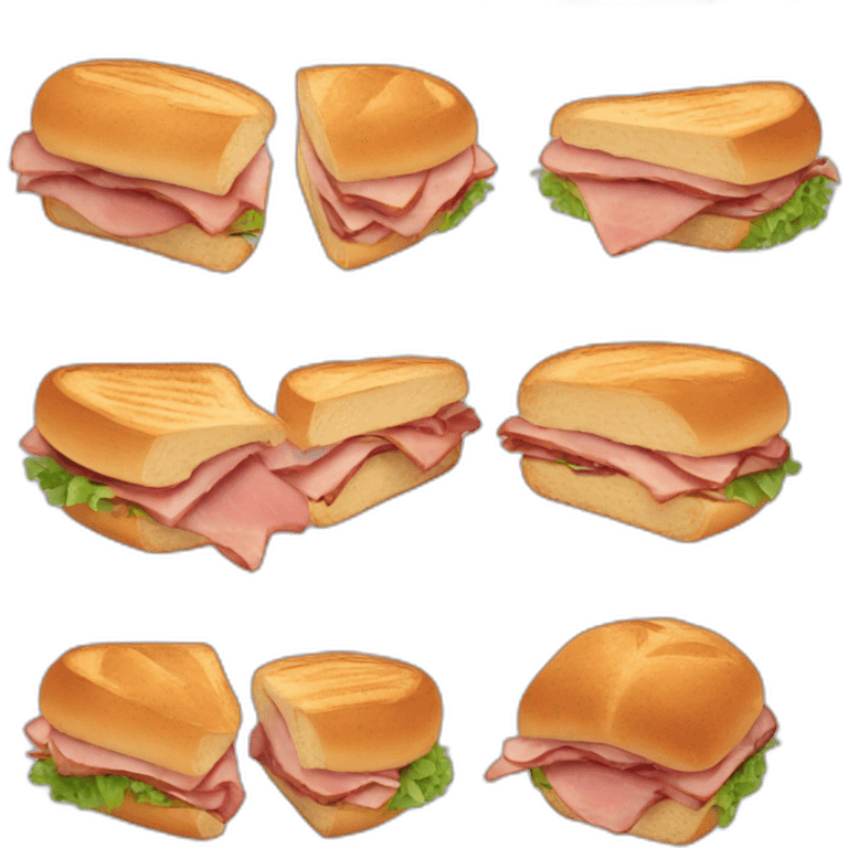 ham sandwitch emoji